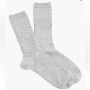 JCREW Lurex metallic threads trouser socks Pink or Gray YOU PICK